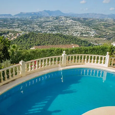 Villa Casa Inca, With Heatable Pool And View Atop Moraira El Portet