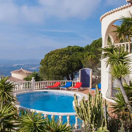Casa Inca, With Heatable Pool And View Atop Moraira El Portet Villa Cumbre del Sol