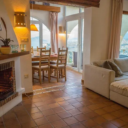 Casa Inca, With Heatable Pool And View Atop Moraira El Portet Villa Cumbre del Sol