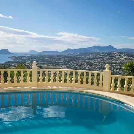 Casa Inca, With Heatable Pool And View Atop Moraira El Portet Cumbre del Sol