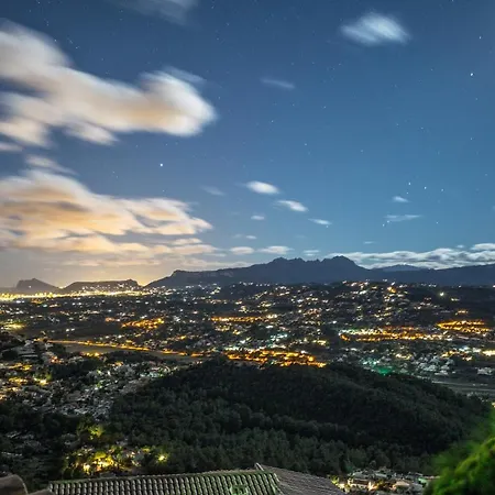 Casa Inca, With Heatable Pool And View Atop Moraira El Portet Villa Cumbre del Sol